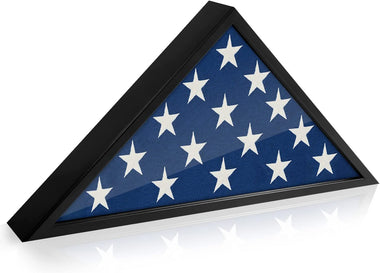 Large Flag Box Display Case for Burial Flag