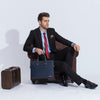 Leather Briefcase Shoulder Cross-body Laptop Business Bag for Men & Women