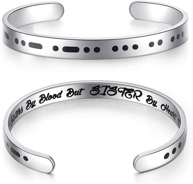 Ldurian Morse Code Bracelet, Inspirational Bracelets