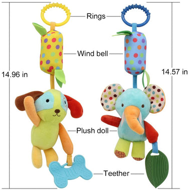Binen Baby Toy Soft Hanging Rattle Learning Toy