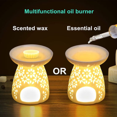 Ceramic Essential Oil Burner Premium Aromatherapy Wax