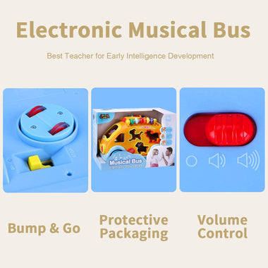 iPlay, iLearn Electronic Musical Bus, Baby  Toy
