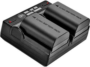 BM 2-Pack of LP-E6N Batteries and Dual Charger for Canon EOS All