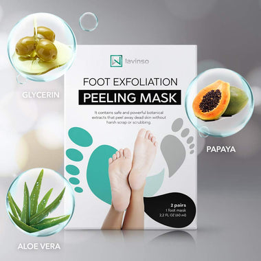 Peeling Away Calluses and Dead Skin Cells Mask