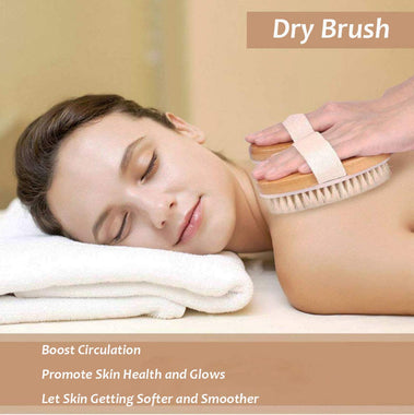 Bath Body Brush for Dry or Wet Brushing