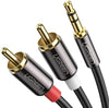 3.5mm to 2RCA Audio Auxiliary Adapter