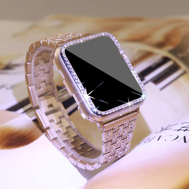 Supoix Compatible with Apple Watch Band 38mm 40mm 42mm 44mm + Case