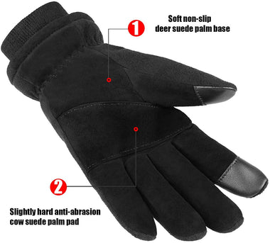 Heated Winter Gloves Men Women