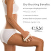 Body Brush for Wet or Dry Brushing - Gentle Exfoliating for Softer