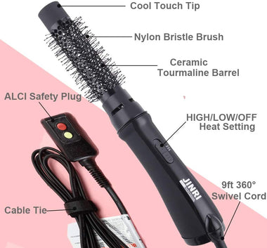 Hair Dryer & Volumizer Hot Air Brush, 3-in-1 Hair Dryer Brush Styler