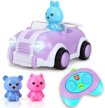 BeebeeRun Cartoon Remote Control Car Toys