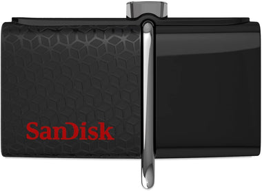 SanDisk 32GBUltra Dual USB Drive 3.0, SDDD2-032G-GAM46(Black) 32GB Black