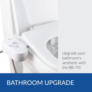BioBidet BB-70 Fresh Spray Non-Electric Bidet Toilet Seat Attachment