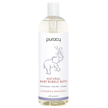 Puracy Natural Baby Bubble Bath, Lavender