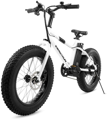 E-Bike 350W Motor, Power Assist, 4” Tires, 20” Wheels, Removable 36V Lithium Ion Battery