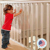 Kidkusion Indoor/Outdoor Banister Guard, Clear, 5'