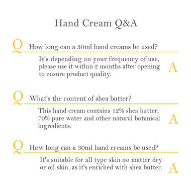 Hand Lotion Set - Pack of 6 Hand Cream Enriched with Shea Butter