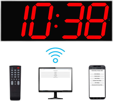 West Ocean Smart Digital LED Wall Clock