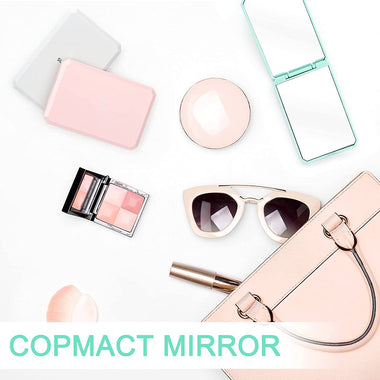 Compact Square Makeup Mirror for Purses