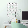 Dry Erase Calendar Peel And Stick Giant Wall Decal Set