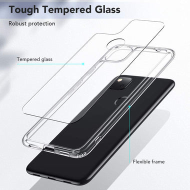 ESR Glass Case Compatible with Google Pixel 4a