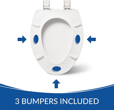 Bio Bidet by Bemis Essential Toilet Attachment Bidet Easy to Install Elongated/White