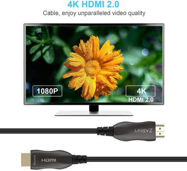 Zarivy Fiber Optic HDMI Cable 33FT