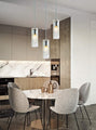Glass Pendant Lighting Mini Chandelier 1 Light Ceiling Light Fixture Kitchen Island