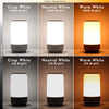 Nightstand Lamps for Bedrooms with Dimmable Whites