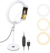 Table Top 10-inch USB LED Ring Light
