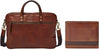 Men's Leather Single Zip Briefcase