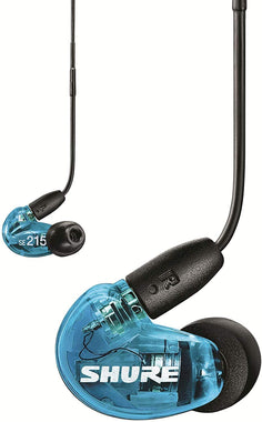 Shure AONIC 215 Wired Sound Isolating Earbuds, Clear Sound, Single Driver