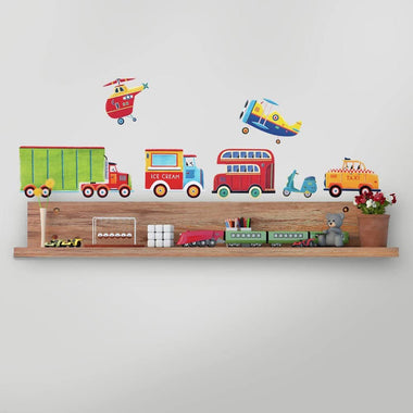 Transportation Peel and Stick Wall Decals
