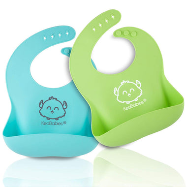 Silicone Baby Feeding Bibs - Waterproof