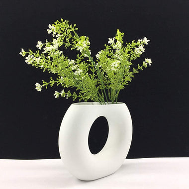 Ceramic Matte Design Round Modern Vase Ideal Gift