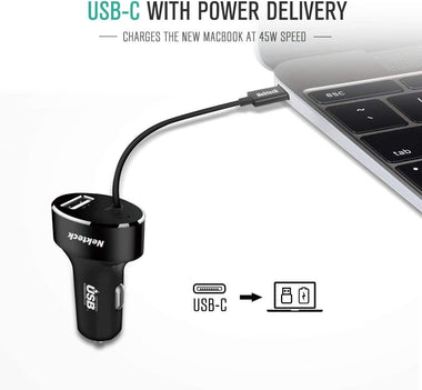 USB C Car Charger, 45W PD 3.0 Fast Charger