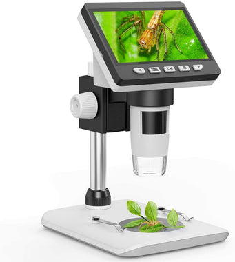 LCD Digital Microscope, 4.3 inch 50X-1000X