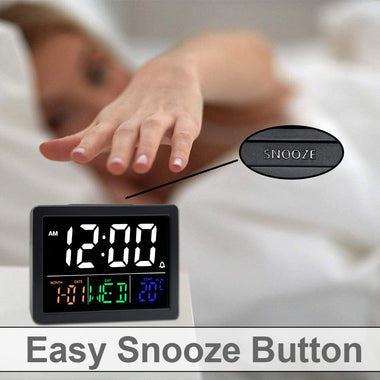 Digital Alarm Clock, with 5.5" Large LED Time Display