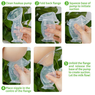 Haakaa 100ml Manual Breast Pump Leakproof