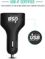USB-IF Certified USB Type C Car Charger with PD