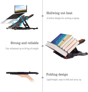 SEA or STAR Adjustable Laptop Stand with Phone Holder
