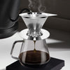 LHS Pour Over Coffee Dripper Reusable Slow Drip Paperless Coffee