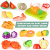 Cutting Pretend Play Food with Clear Back-Pack