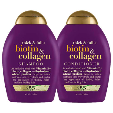 OGX Biotin & Collagen Shampoo & Conditioner