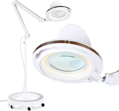 Brightech LightView Pro 6 Wheel Rolling Floor Lamp