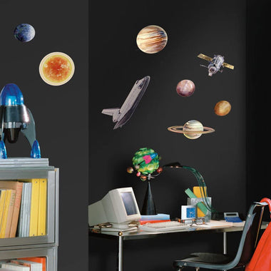 Space Travel Peel and Stick Wall Decals
