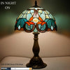 Tiffany Stained Glass Style Floral Table Lamp