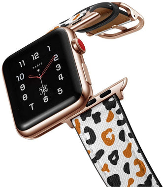 amBand Leather Band Compatible with Apple Watch SE Series 6