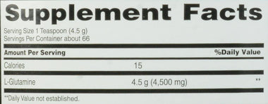 Body Fortress 100% Pure Glutamine Powder-10.6 Ounce