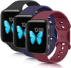 3 Pack Compatible with Apple Watch Bands 38mm 42mm, Soft Silicone Strap